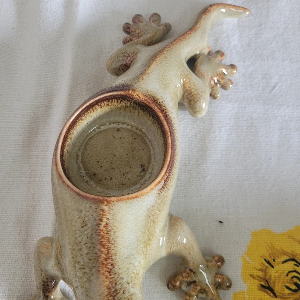 Ceramic Lizard Figurine in Beige and Brown - Home Accent (Reposh) - Picture 5 of 9